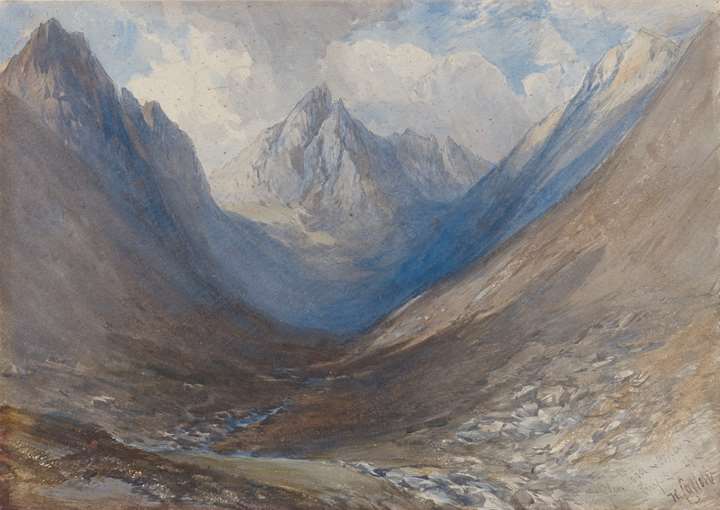 Cir Mhor seen from Glen Rosa, Arran